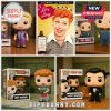 Funko Pop figures of Lucy Ricardo, Ricky Ricardo, Ethel Mertz, and Fred Mertz from I Love Lucy.