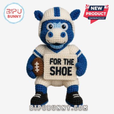 Indianapolis Colts Emotional Support Crochet Doll