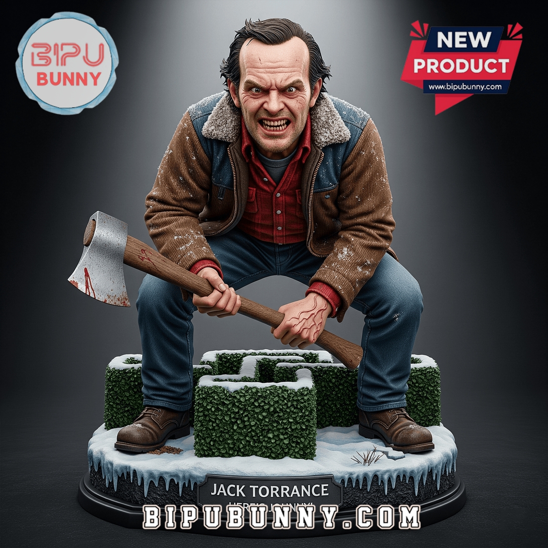 Jack Torrance Acrylic Block Display, The Shining Gift Jack Torrance Acrylic Block Display, The Shining Gift