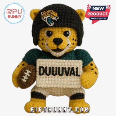 Jacksonville Jaguars Emotional Support Crochet Doll