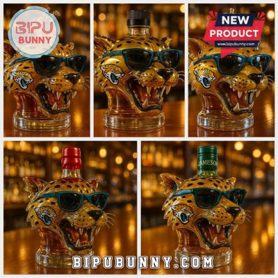 Jacksonville Jaguars Whiskey Bottle