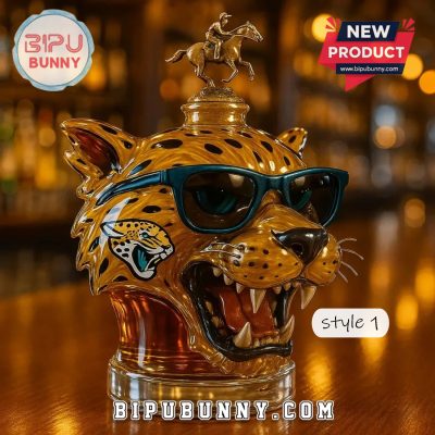 Jacksonville Jaguars Whiskey Bottle