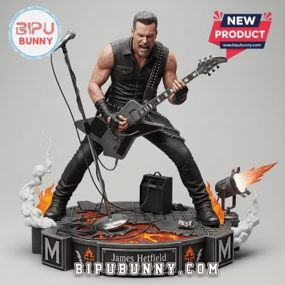 James Hetfield Acrylic Block Display Gift For Fan