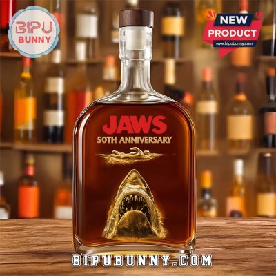 Jaws 25oz Whiskey Bottle