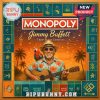 Monopoly board featuring Jimmy Buffett Trop Rock Edition with tropical and island themed spaces.