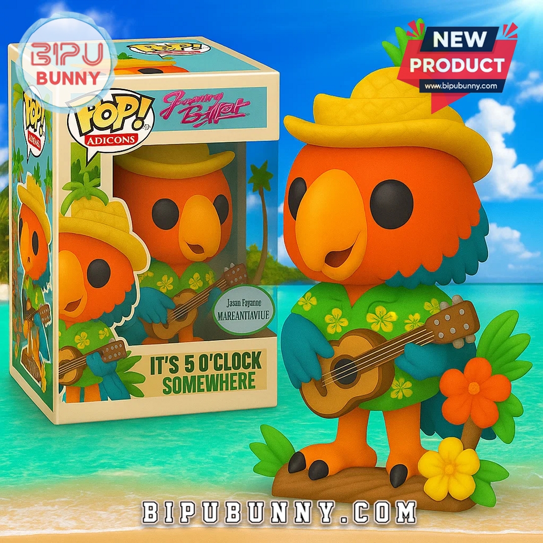 Jimmy Buffett Vinyl Music Collectible Figure Jimmy Buffett Vinyl Music Collectible Figure