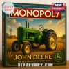 John Deere Monopoly game box with a tractor image in a field!