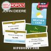 John Deere Monopoly cards including a weather card and farm event cards!