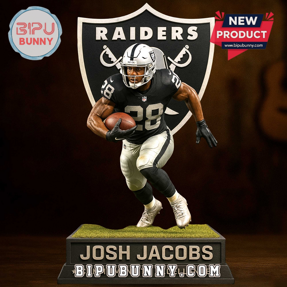 Josh Jacobs Acrylic Standee Figures Josh Jacobs Acrylic Standee Figures