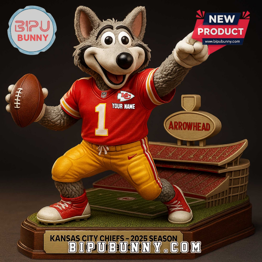 Kansas City Chiefs Acrylic Standee Figures Kansas City Chiefs Acrylic Standee Figures