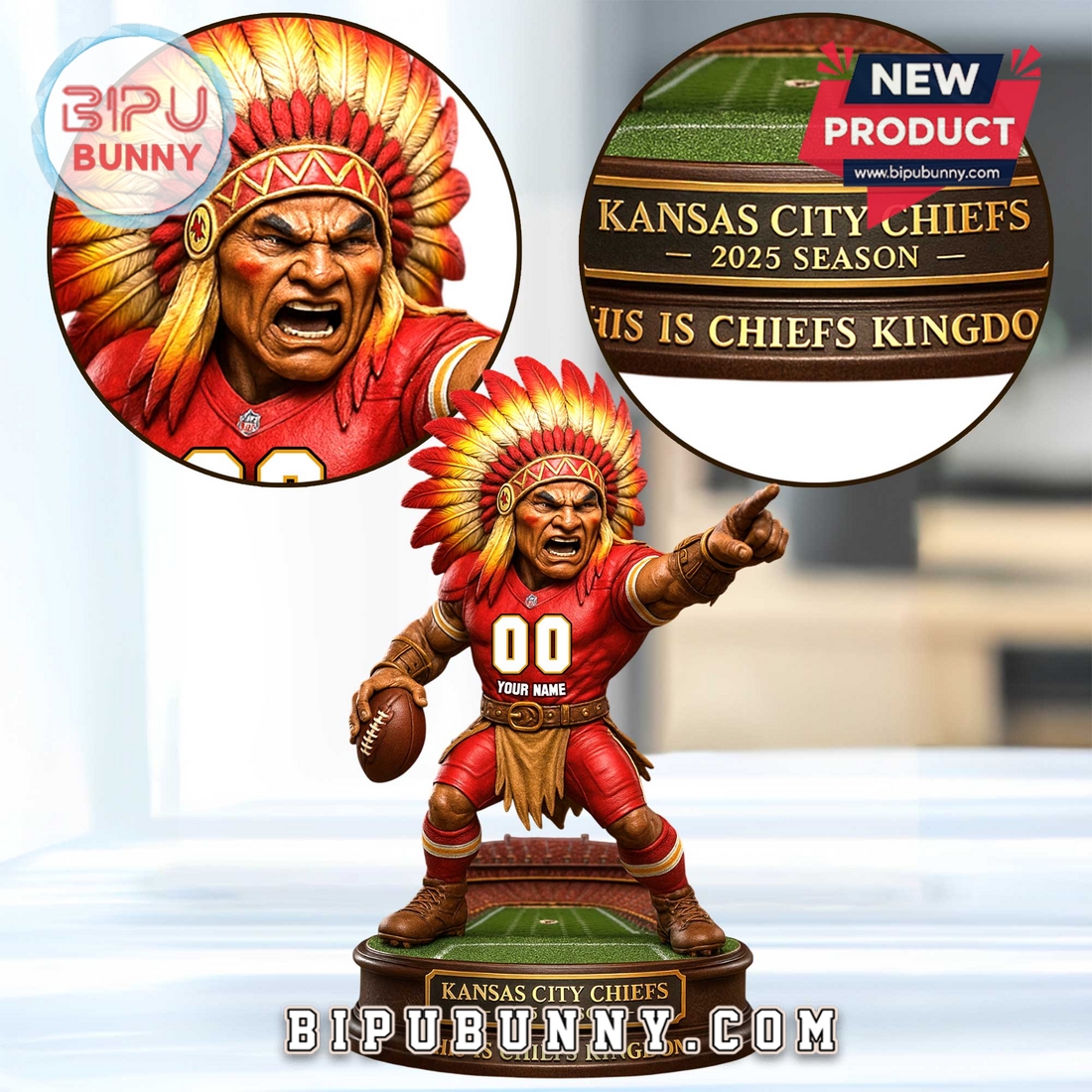Kansas City Chiefs Custom Acrylic Standee Figures Kansas City Chiefs Custom Acrylic Standee Figures