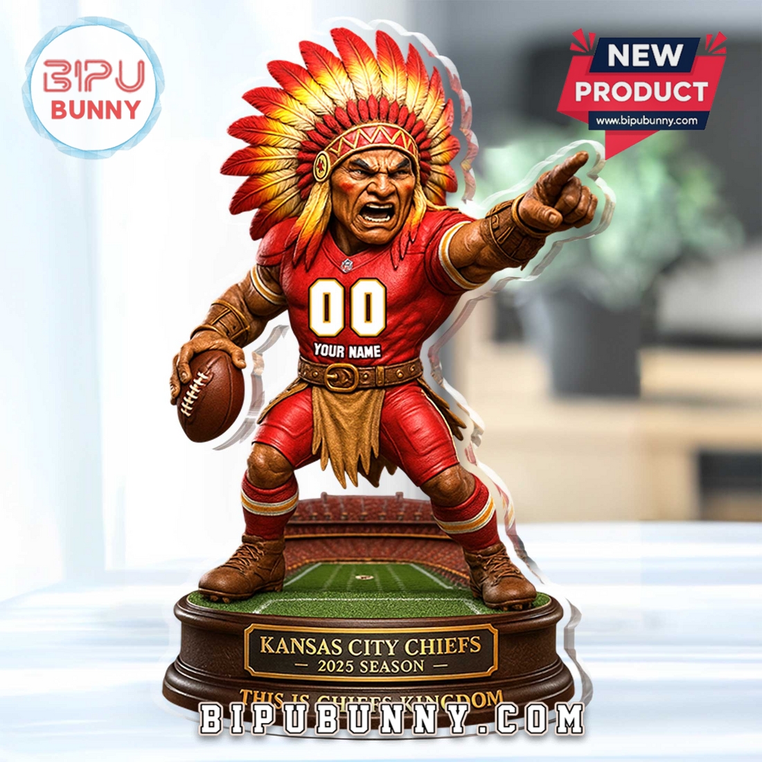 Kansas City Chiefs Custom Acrylic Standee Figures Kansas City Chiefs Custom Acrylic Standee Figures