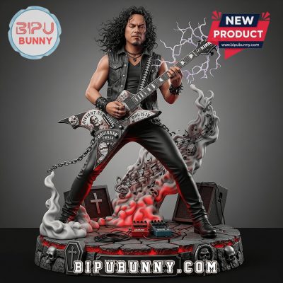 Kirk Hammett Acrylic Block Display Gift For Fan
