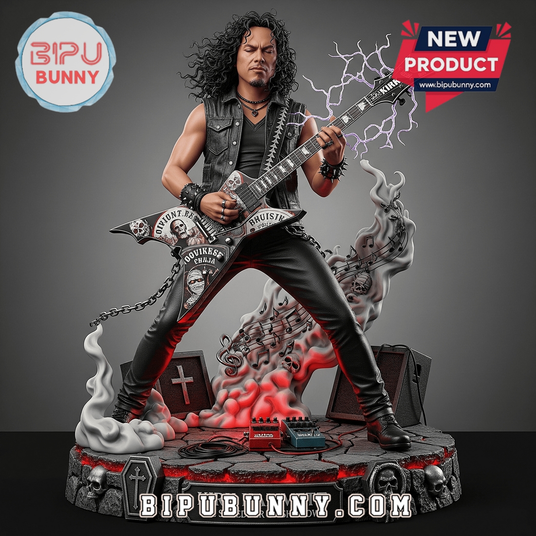 Kirk Hammett Acrylic Block Display Gift For Fan Kirk Hammett Acrylic Block Display Gift For Fan