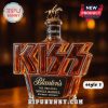 Close-up of the KISS Blanton’s whiskey bottle, in style 1.