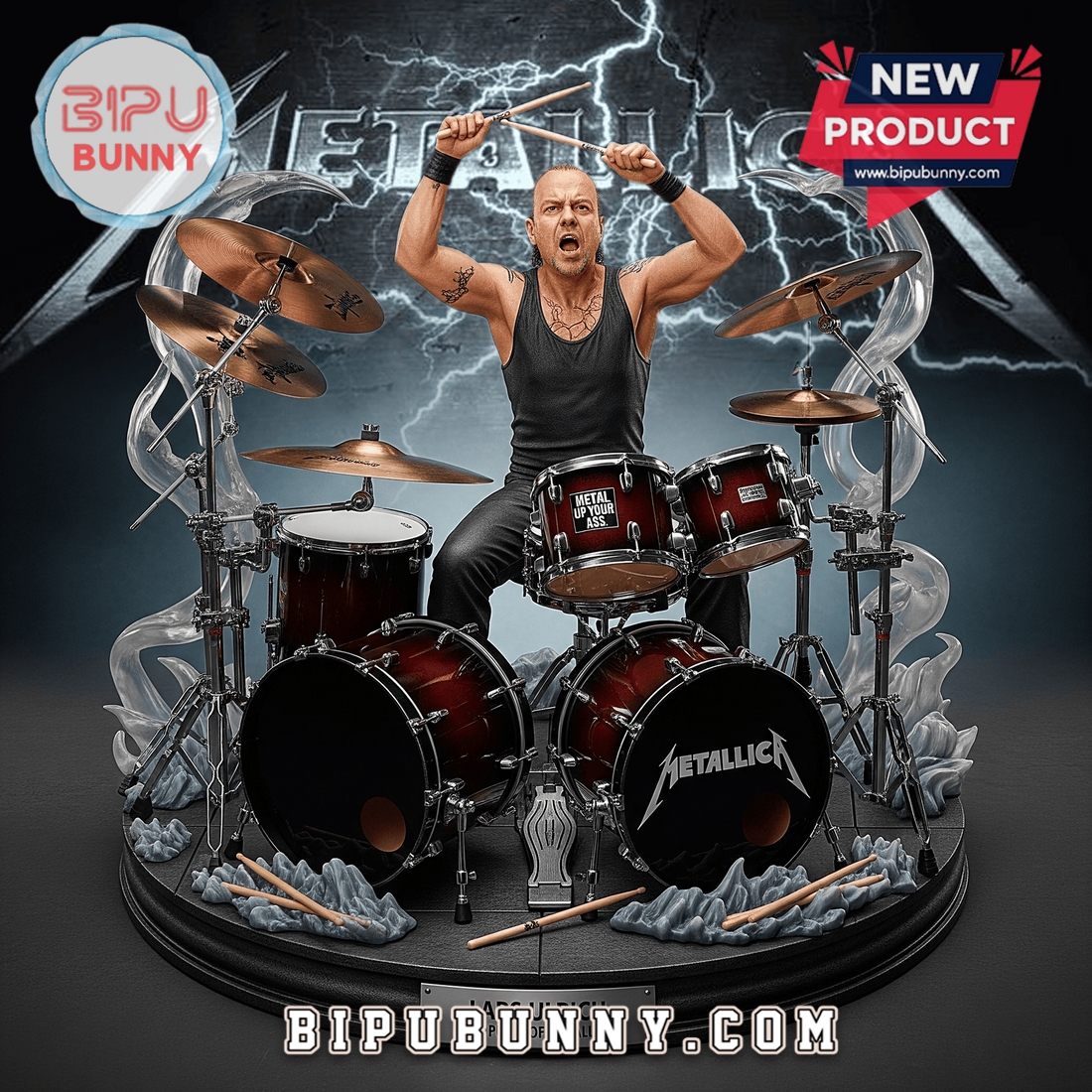 Lars Ulrich Acrylic Block Display Gift For Fan Lars Ulrich Acrylic Block Display Gift For Fan