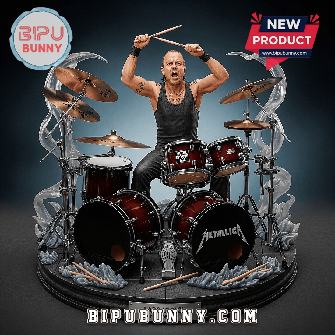 Lars Ulrich Acrylic Block Display Gift For Fan Lars Ulrich Acrylic Block Display Gift For Fan