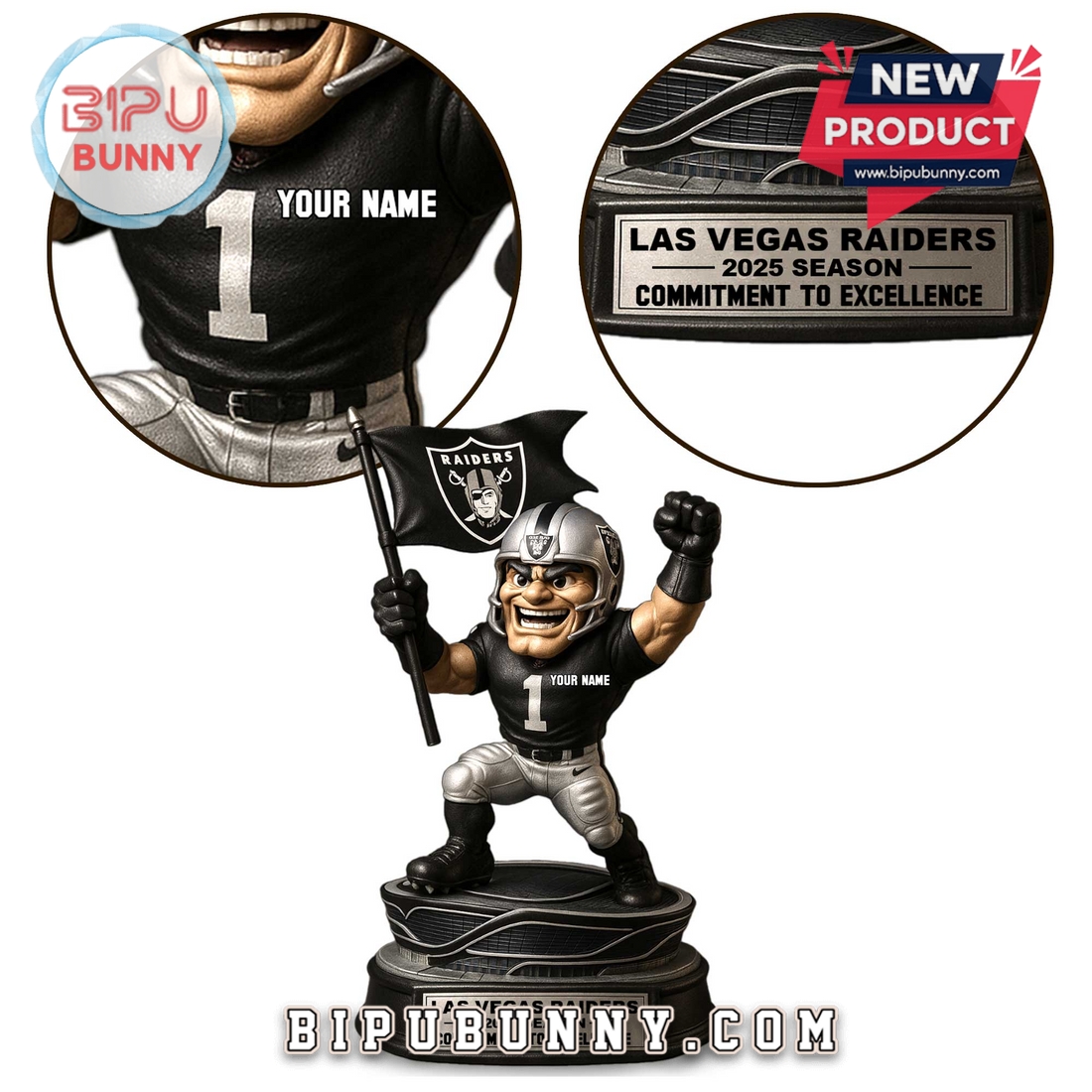 Las Vegas Raiders Custom Acrylic Standee Figures Las Vegas Raiders Custom Acrylic Standee Figures
