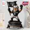 Las Vegas Raiders custom figure on shelf in stylish home interior.
