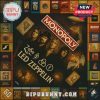 Led Zeppelin Monopoly board featuring album covers as properties.