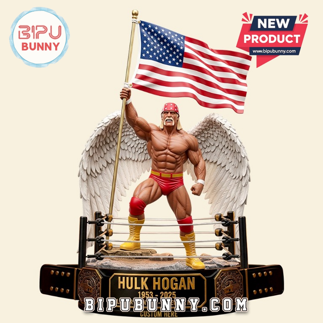 Legend Tribute Hulk Hogan 1953 – 2025 Acrylic Plaque Legend Tribute Hulk Hogan 1953 – 2025 Acrylic Plaque