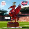 Red glass Liver Bird decanter 