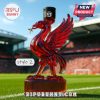 Red glass Liver Bird decanter 
