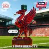 Red glass Liver Bird decanter 