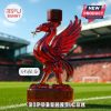 Red glass Liver Bird decanter 