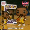Kobe Bryant Funko Pop in purple Lakers jersey number 24 with gold-black sneakers