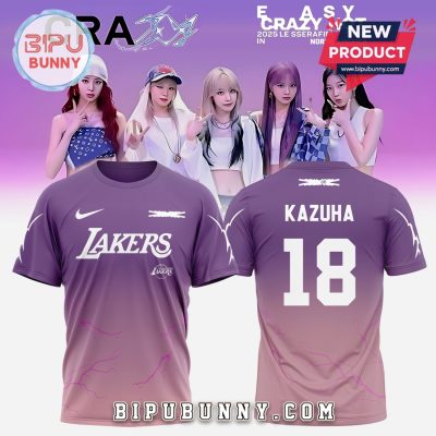 Los Angeles Lakers x Le Sserafim Kazuha Shirt