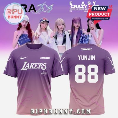Los Angeles Lakers x Le Sserafim Yunjin Shirt