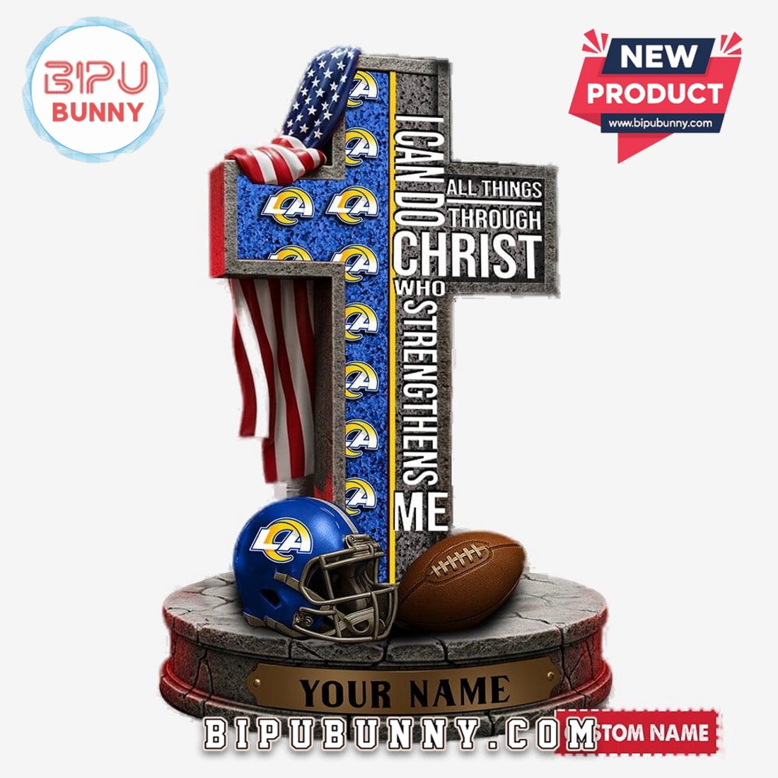 Los Angeles Rams Custom Acrylic Block Los Angeles Rams Custom Acrylic Block