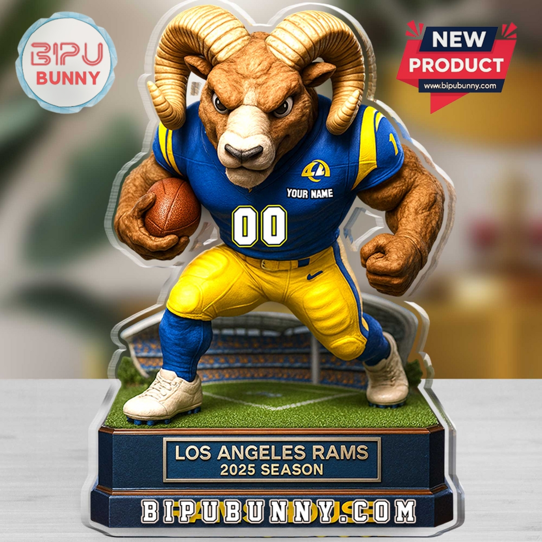 Los Angeles Rams Custom Acrylic Standee Figures Los Angeles Rams Custom Acrylic Standee Figures