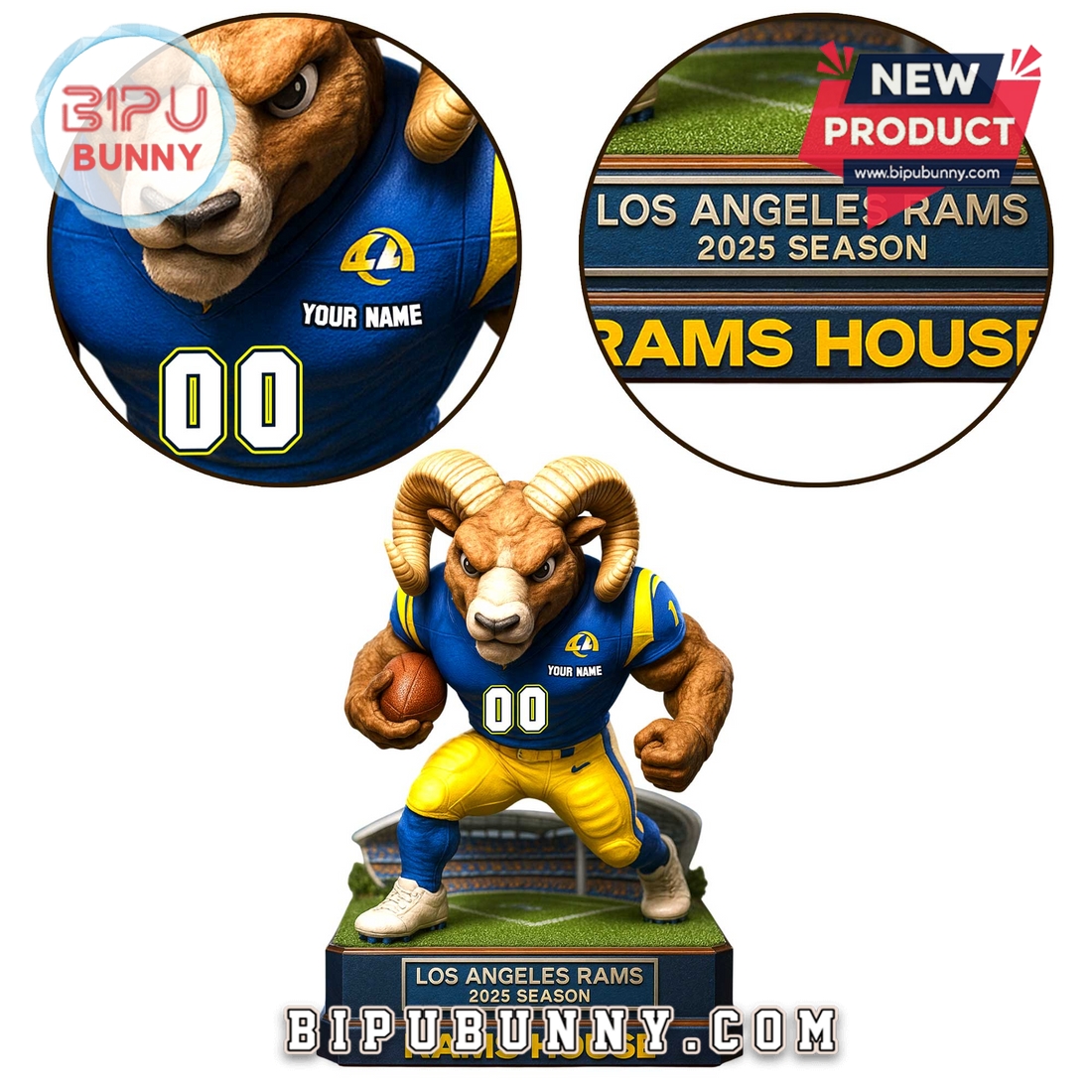Los Angeles Rams Custom Acrylic Standee Figures Los Angeles Rams Custom Acrylic Standee Figures
