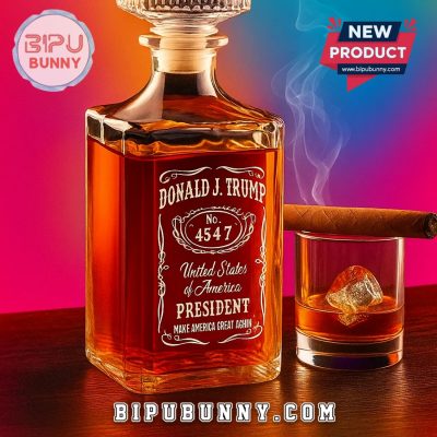 Make America Great Again Trump Whiskey Bottle