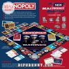Monopoly Marines edition board game with military-themed tokens and cards.