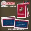 Orders cards from the Monopoly Marines edition featuring military scenarios and rewards.