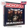 Monopoly Marines edition game box featuring Marines in uniform with 250th anniversary branding.