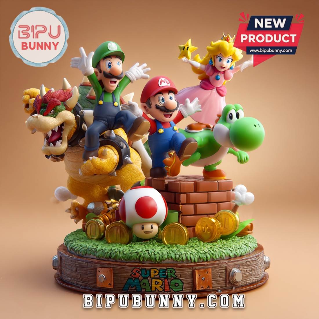 Mario Acrylic Block Display Gift For Fan Mario Acrylic Block Display Gift For Fan