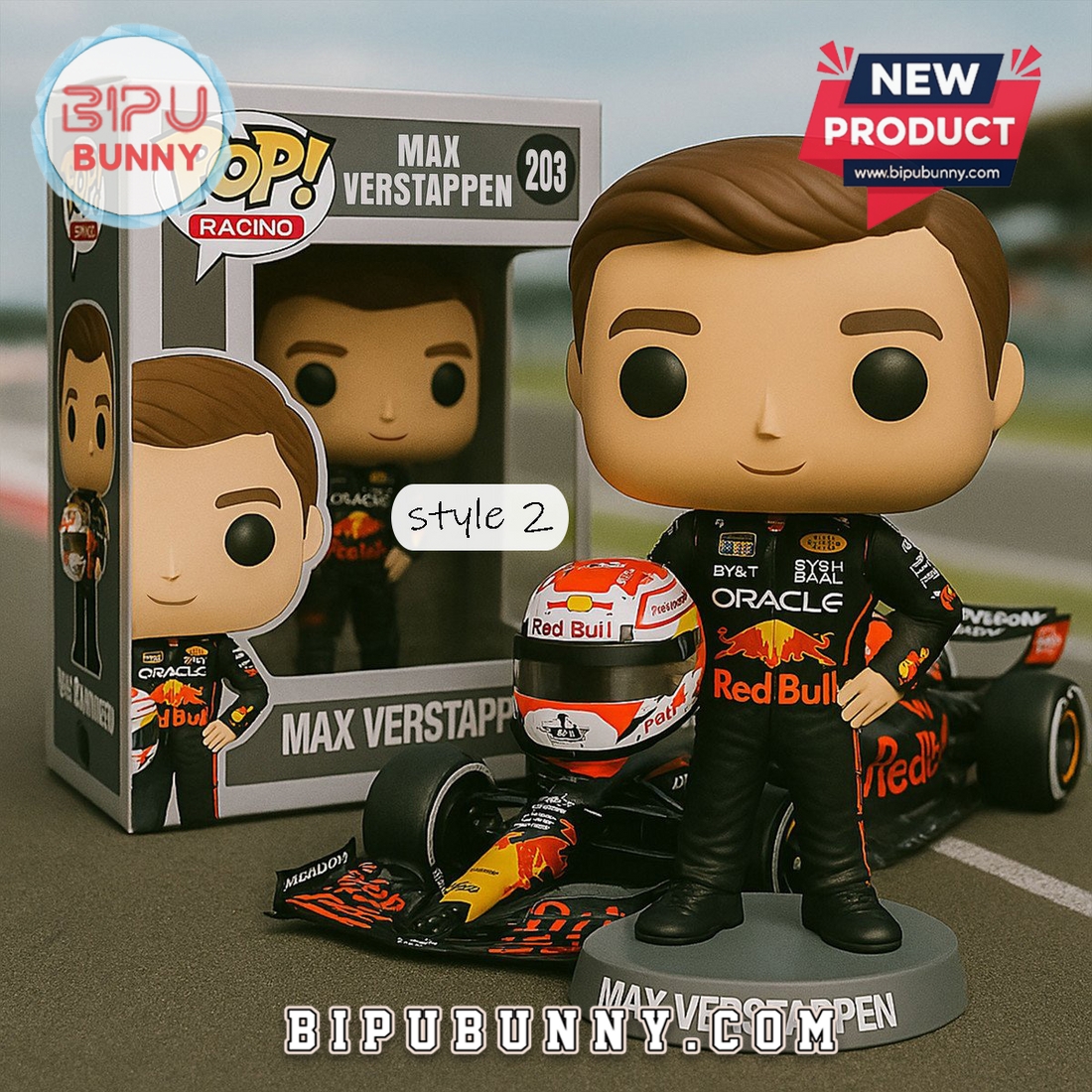 Max Verstappen Funko Vinyl Collectible Figure Max Verstappen Funko Vinyl Collectible Figure