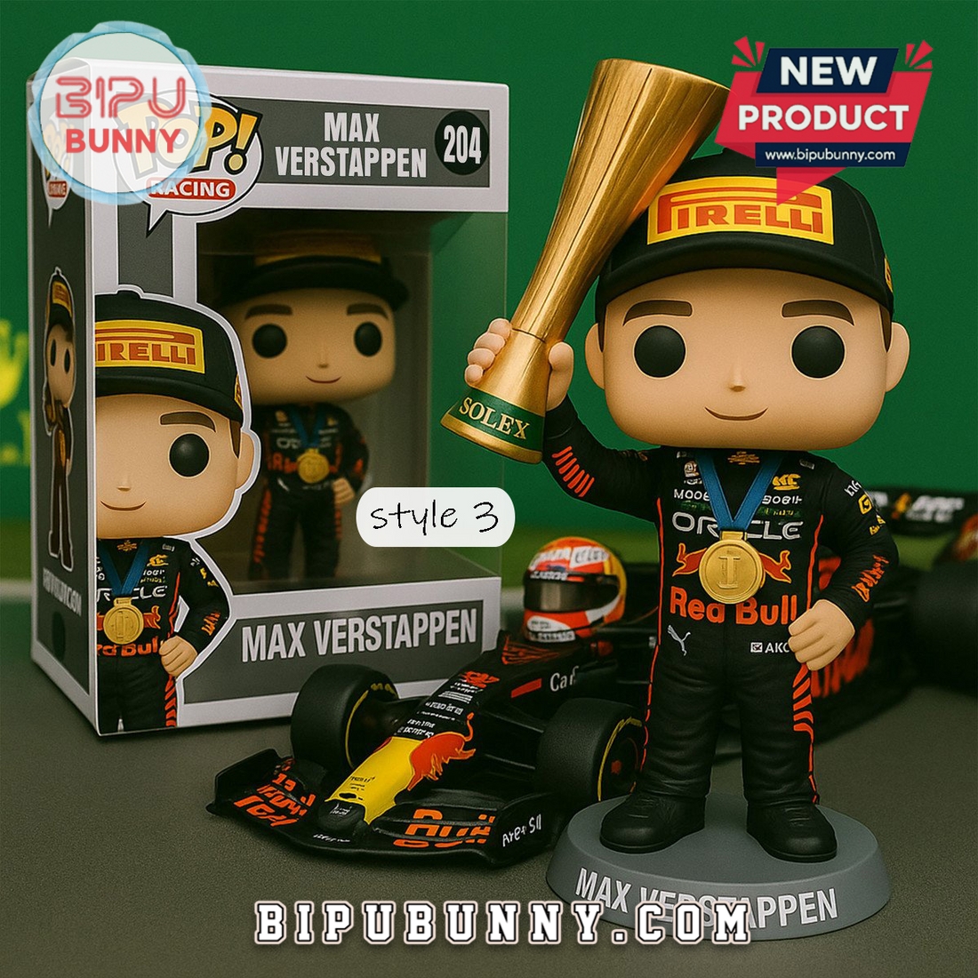Max Verstappen Funko Vinyl Collectible Figure Max Verstappen Funko Vinyl Collectible Figure