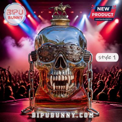 Megadeth Vic Rattlehead Whisky Bottle