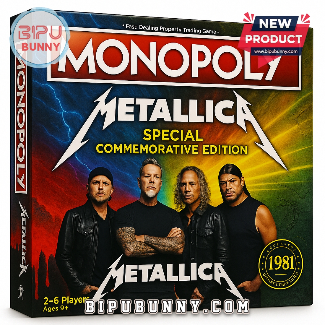 Metallica Monopoly Board Game Metallica Monopoly Board Game