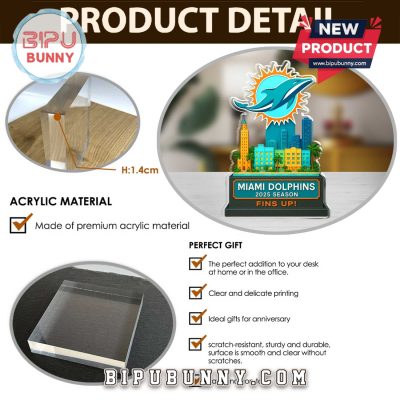 Miami Dolphins Acrylic Standee Figures