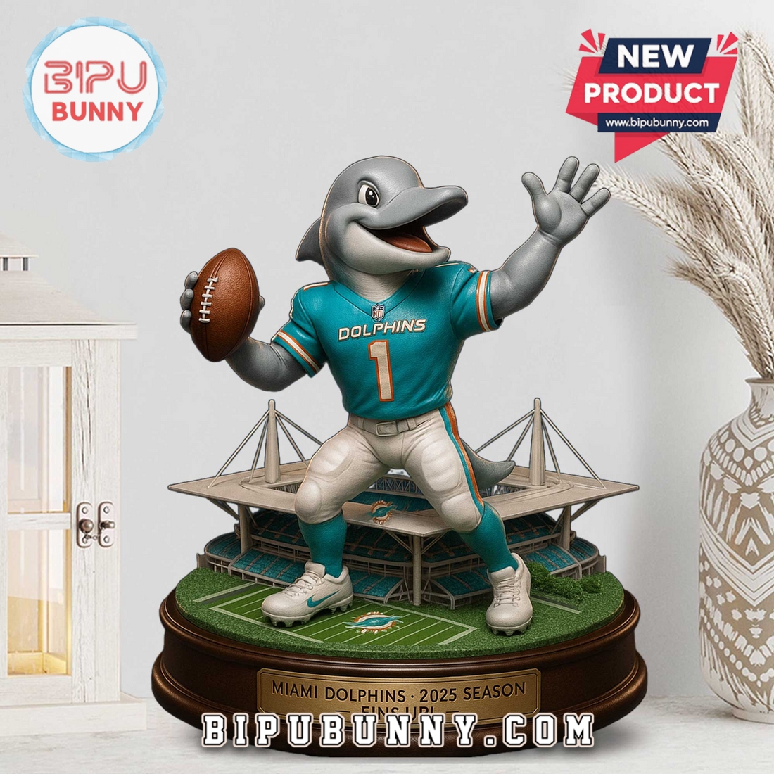 Miami Dolphins Custom Acrylic Standee Figures Miami Dolphins Custom Acrylic Standee Figures