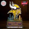 Minnesota Vikings season 2025 collectible in dark background setting.