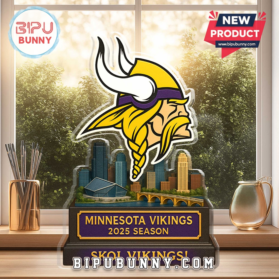 Minnesota Vikings Acrylic Standee Figures Minnesota Vikings Acrylic Standee Figures