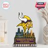 Minnesota Vikings collectible in a modern home interior.