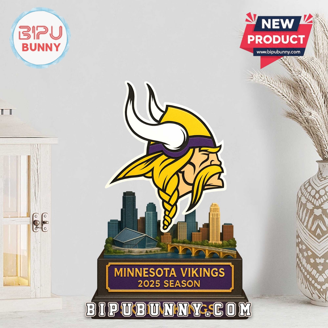 Minnesota Vikings Acrylic Standee Figures Minnesota Vikings Acrylic Standee Figures